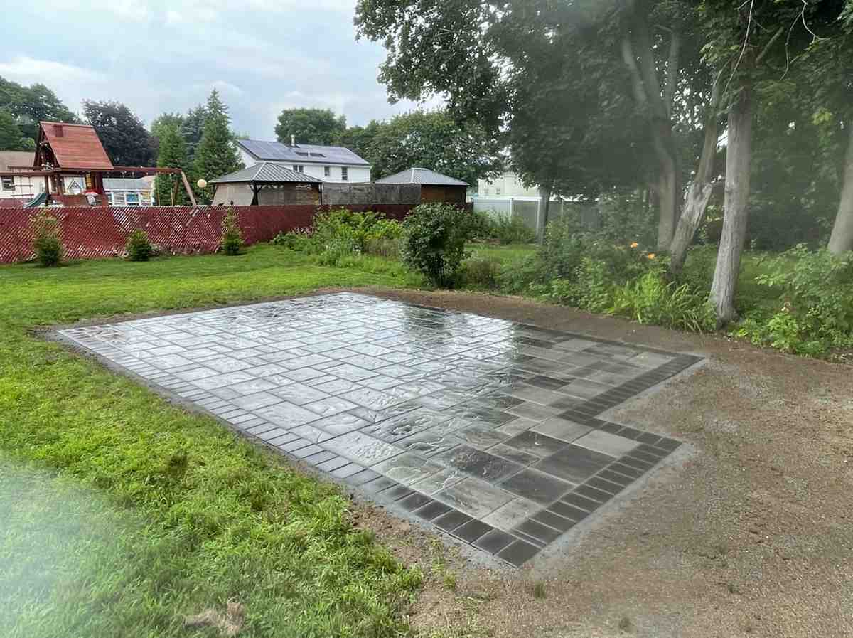 brick hardscape patio ma